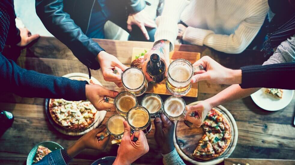 Cheers Drinks In Pub